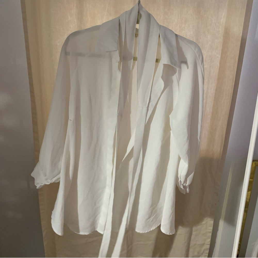 YesStyle button up with tie belt